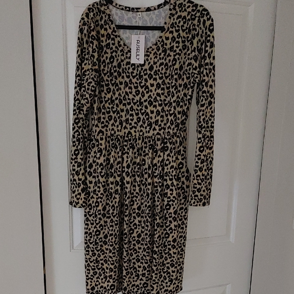 A New Day Leopard Print Dress
